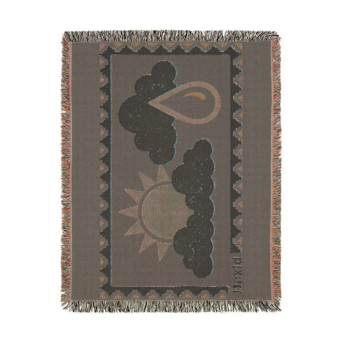 BLXNTT Blue Hippie Woven Blanket #3