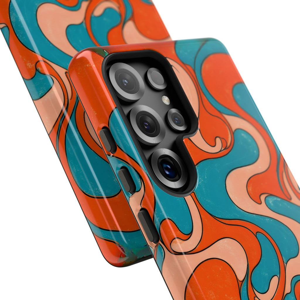 Fillmore Flow - Blood Orange & Teal Phone Case