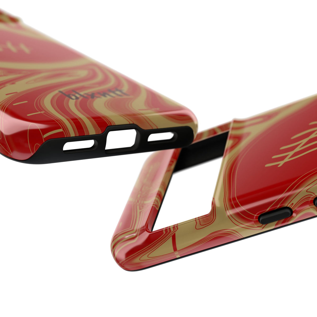Scarlet & Gold Trippy Football Phone Case