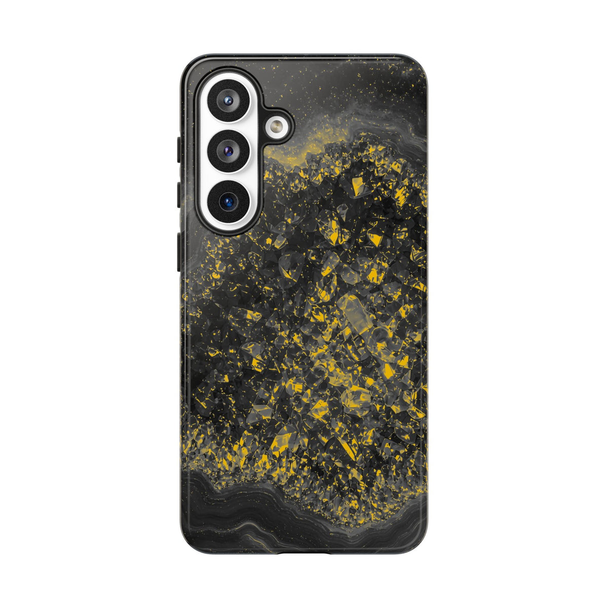 Geode Core - Mono Gold Spark Phone Case
