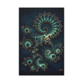 Copper Infinity - Peacock Glossy Canvas