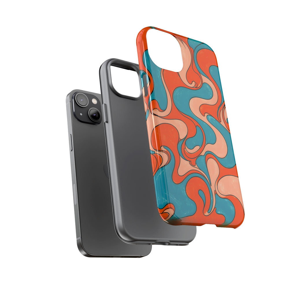 Fillmore Flow - Blood Orange & Teal Phone Case