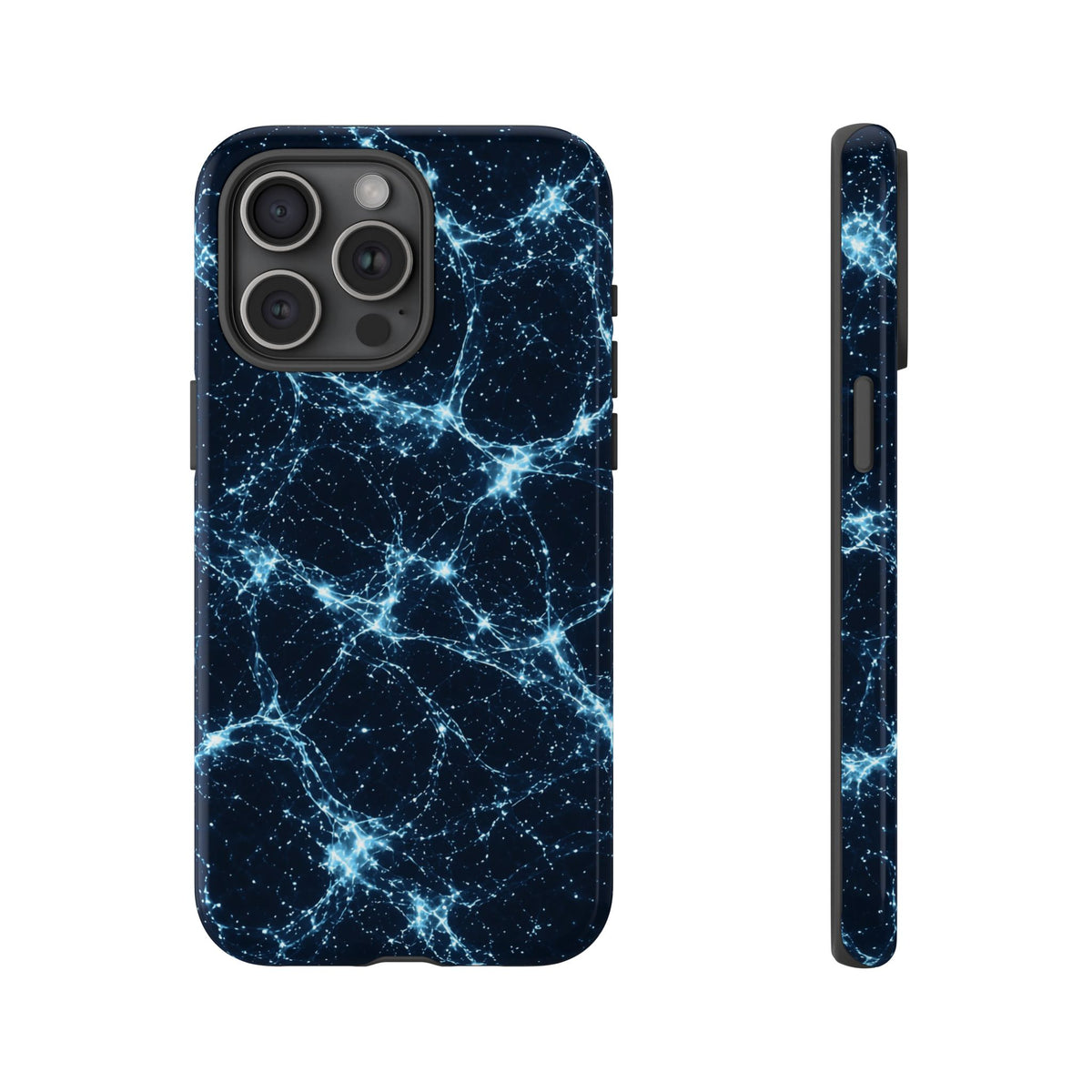 Neon Mycelium - Ice Crystal Phone Case