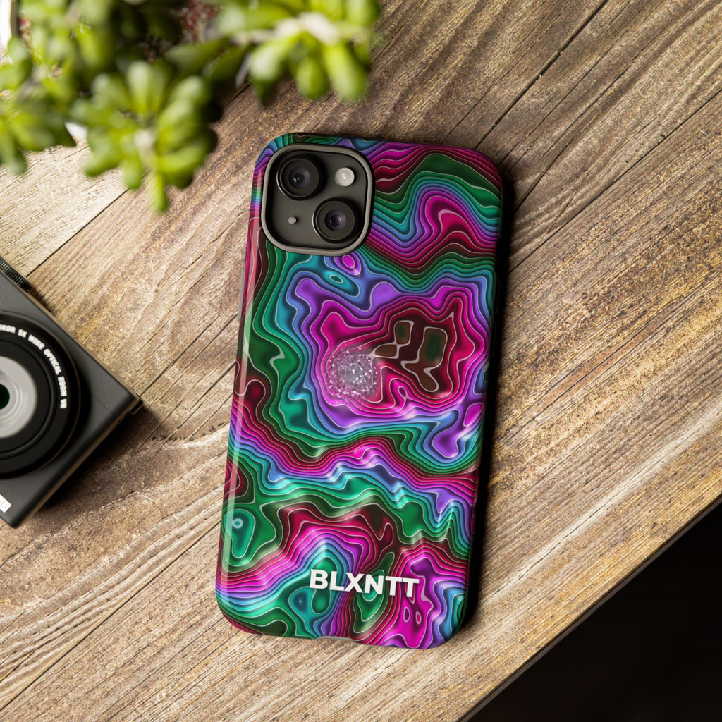Neon Agate Phone Case