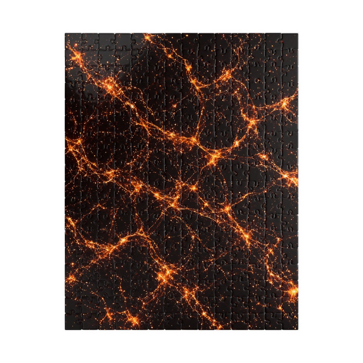 Neon Mycelium - Solar Flare Jigsaw Puzzle