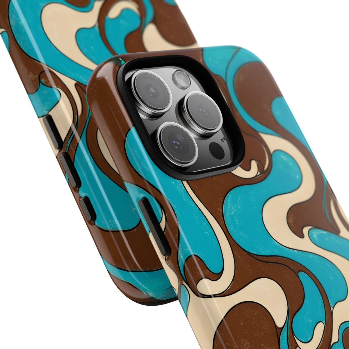 Fillmore Flow - Turquoise & Chocolate Phone Case