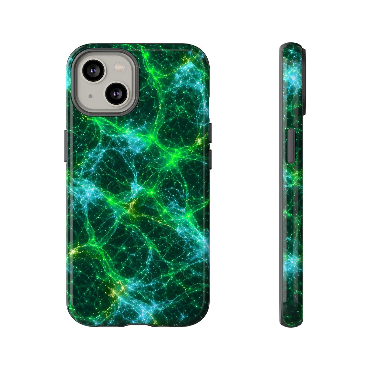 Neon Mycelium - Mermaid Phone Case