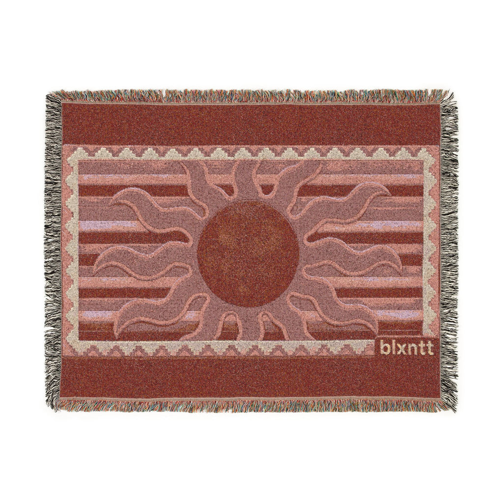 BLXNTT Pink Hippie Woven Blanket #3