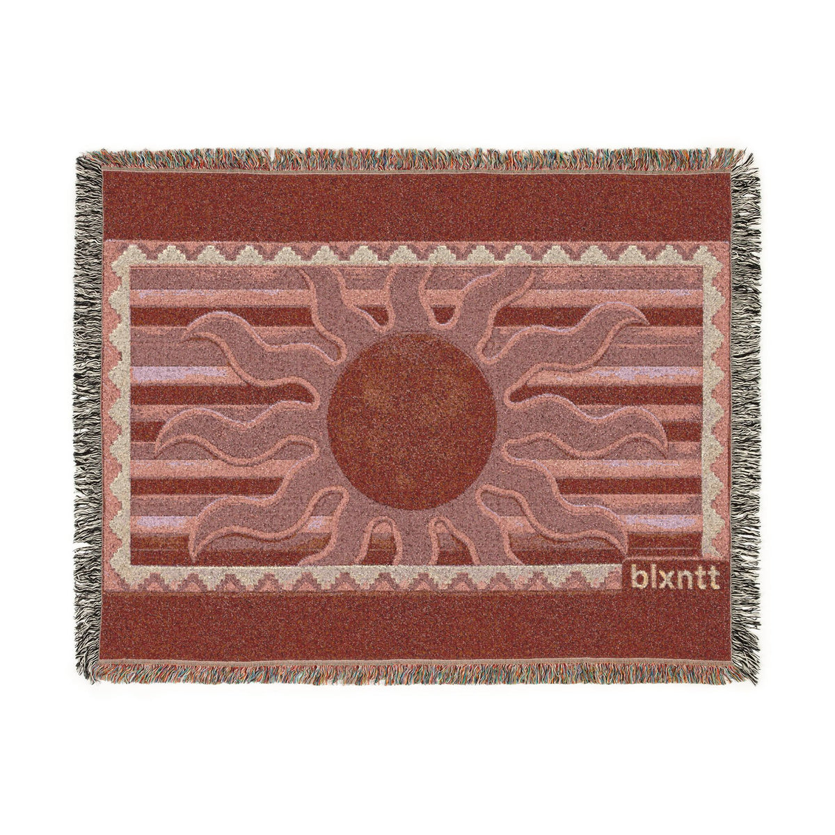 BLXNTT Pink Hippie Woven Blanket #3