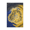 Geode Core - Mustard Navy Glossy Canvas