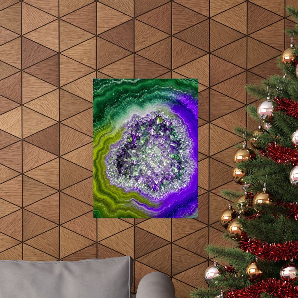 Geode Core - Ruby Emerald Poster