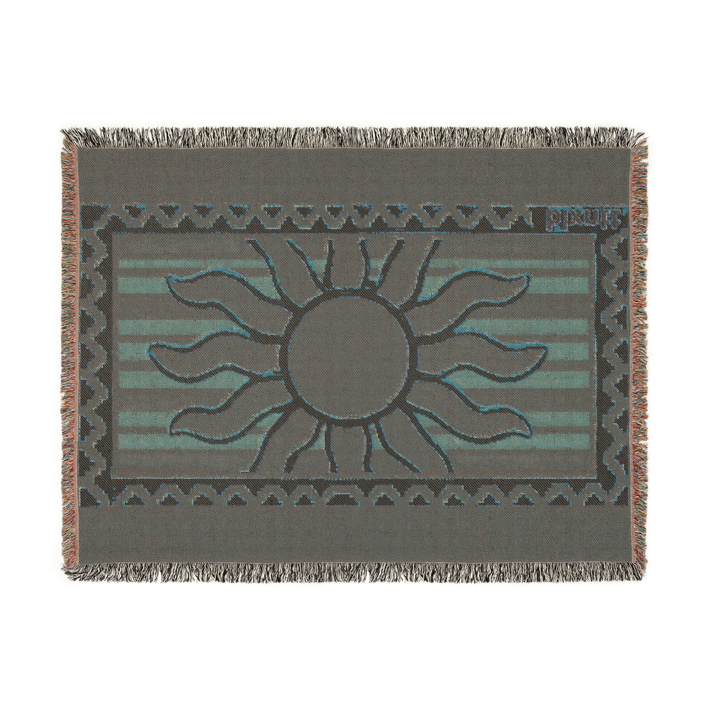 BLXNTT Red Hippie Woven Blanket #4
