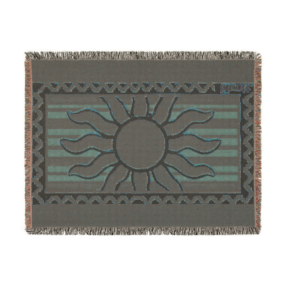 BLXNTT Red Hippie Woven Blanket #4