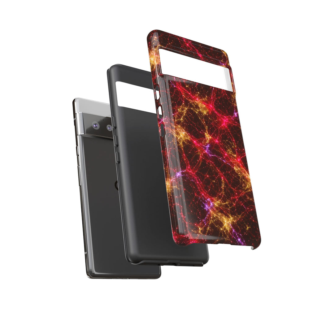 Neon Mycelium - Rainbow Nerve Phone Case