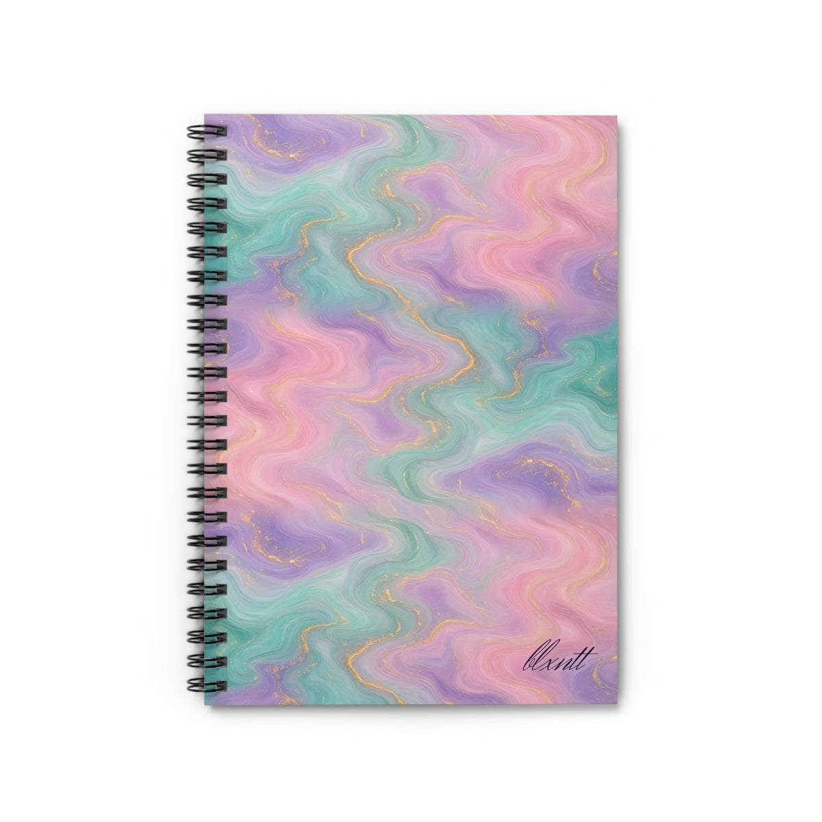 Pastel Marble Spiral Notebook