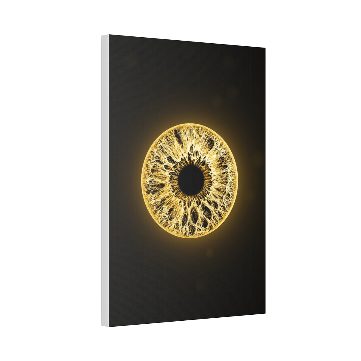 BLXNTT Iris – Lace Web Molten Gold Glossy Canvas