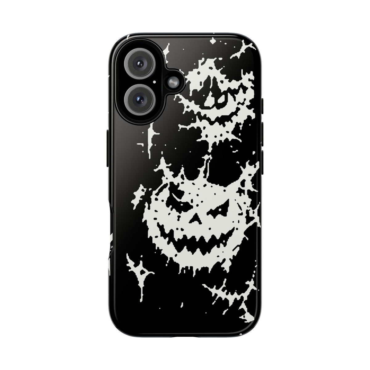 White Spiderweb Pumpkin Phone Case
