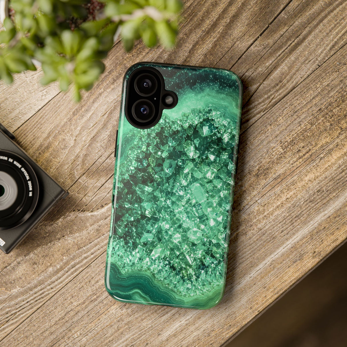 Geode Core - Jade Temple Phone Case