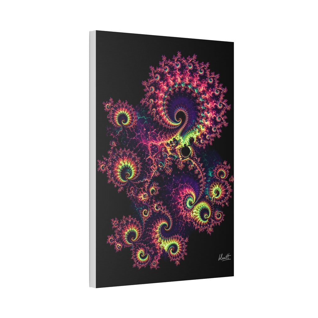 Copper Infinity - Blacklight Glossy Canvas