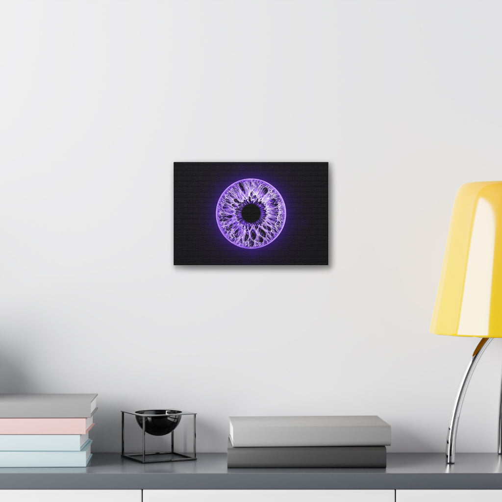 BLXNTT Iris – Lace Web Ultraviolet Glossy Canvas