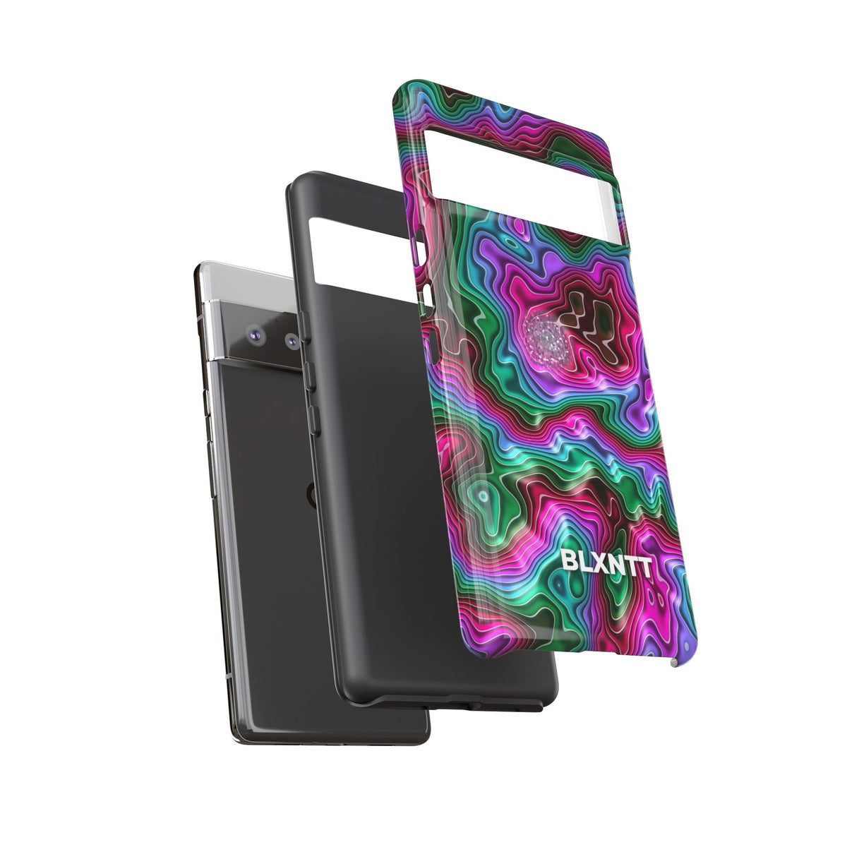 Neon Agate Phone Case