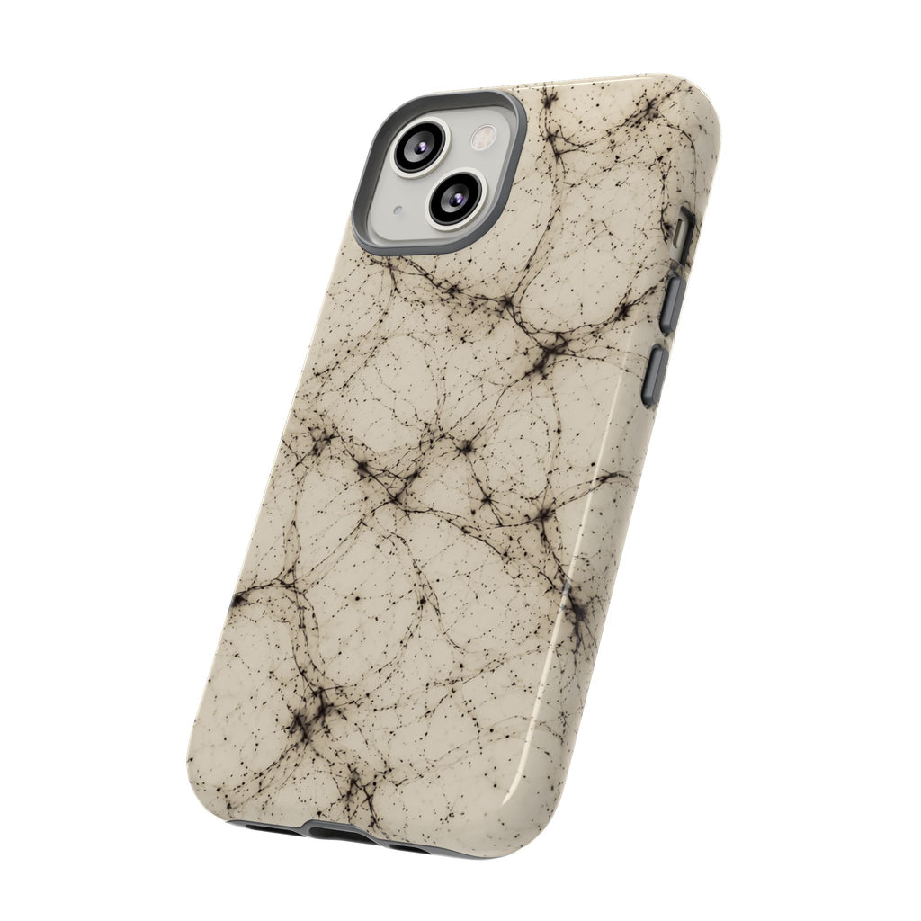 Neon Mycelium - Ink on Paper Phone Case