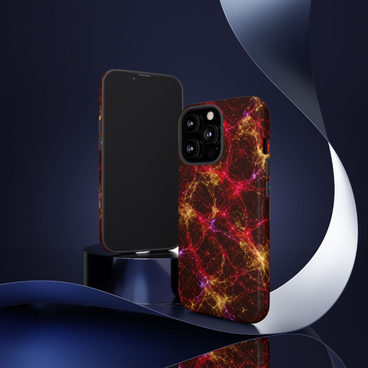 Neon Mycelium - Rainbow Nerve Phone Case
