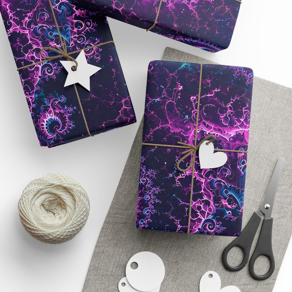Copper Infinity - Cyberpunk Wrapping Paper