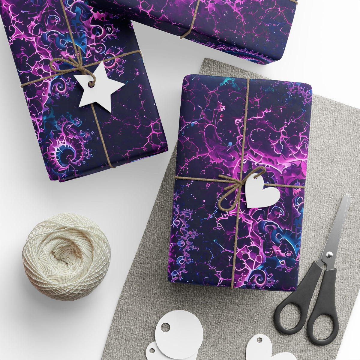 Copper Infinity - Cyberpunk Wrapping Paper