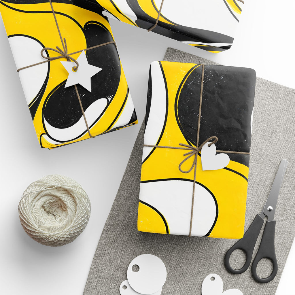 Fillmore Flow - Hazard Yellow Wrapping Paper