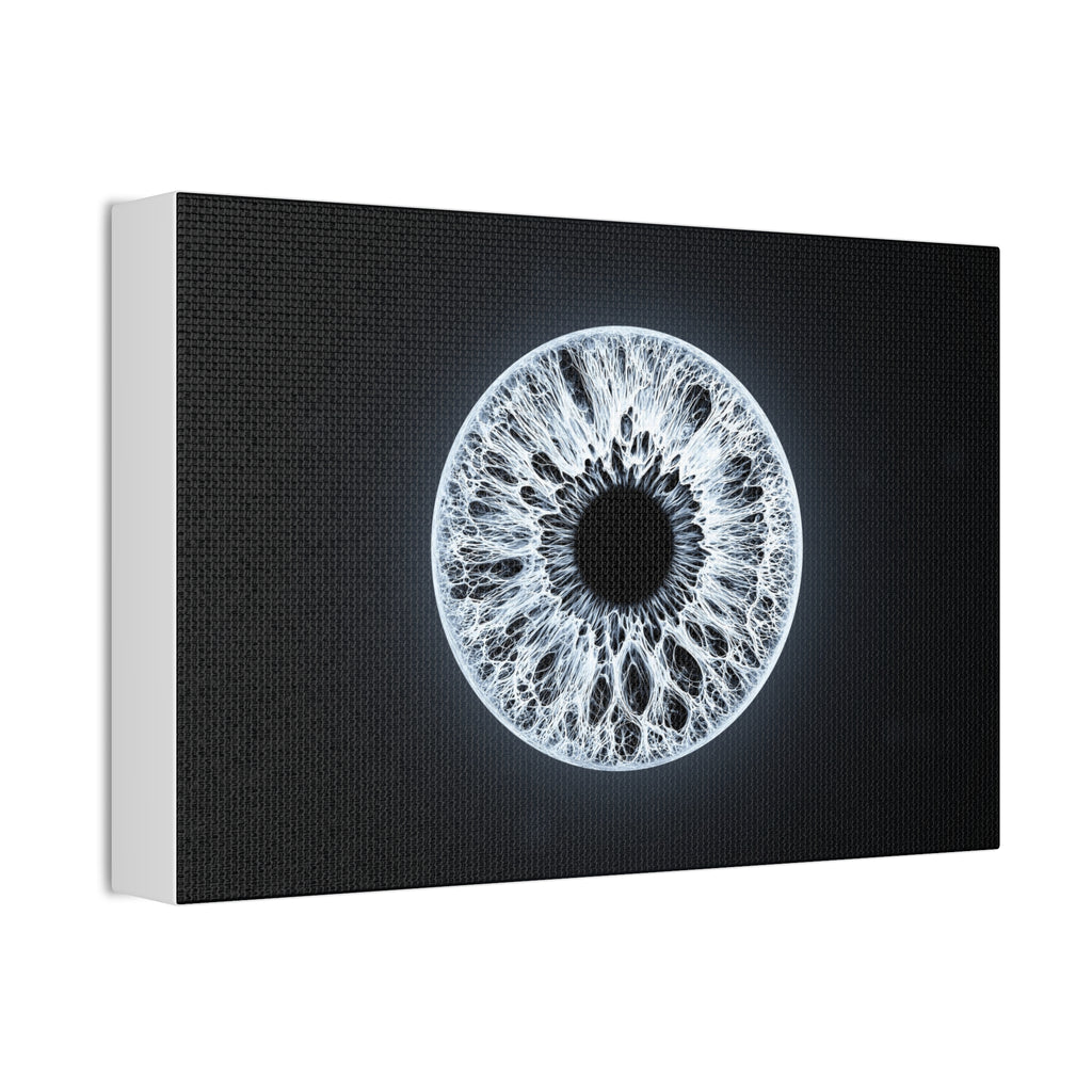 BLXNTT Iris – Lace Web Ice Silver Glossy Canvas