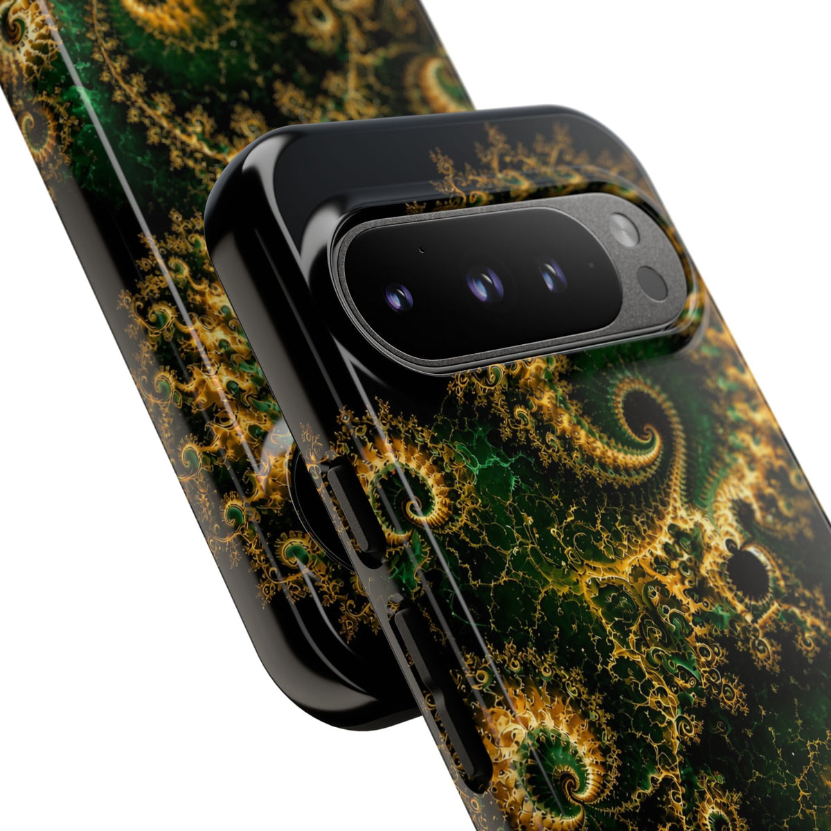 Copper Infinity - Emerald & Gold Phone Case