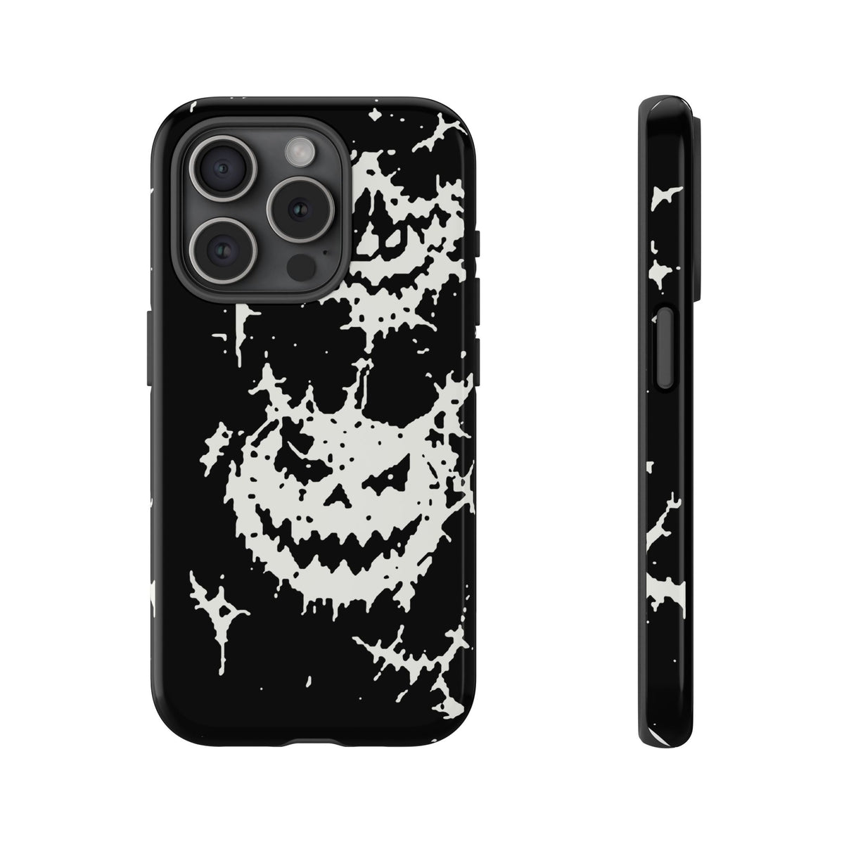 White Spiderweb Pumpkin Phone Case