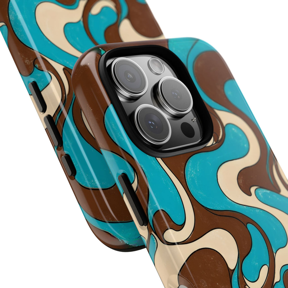 Fillmore Flow - Turquoise & Chocolate Phone Case