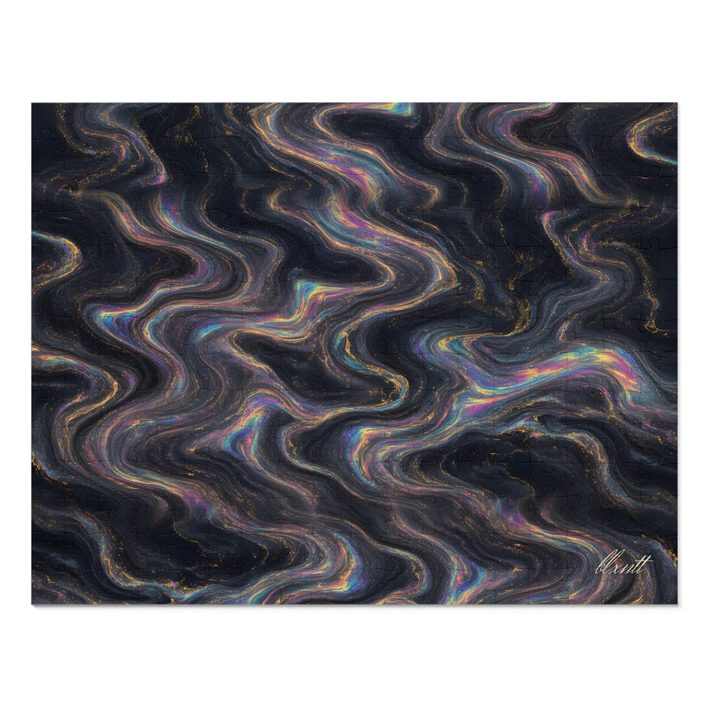 Galaxy Iridescent Marble Puzzle