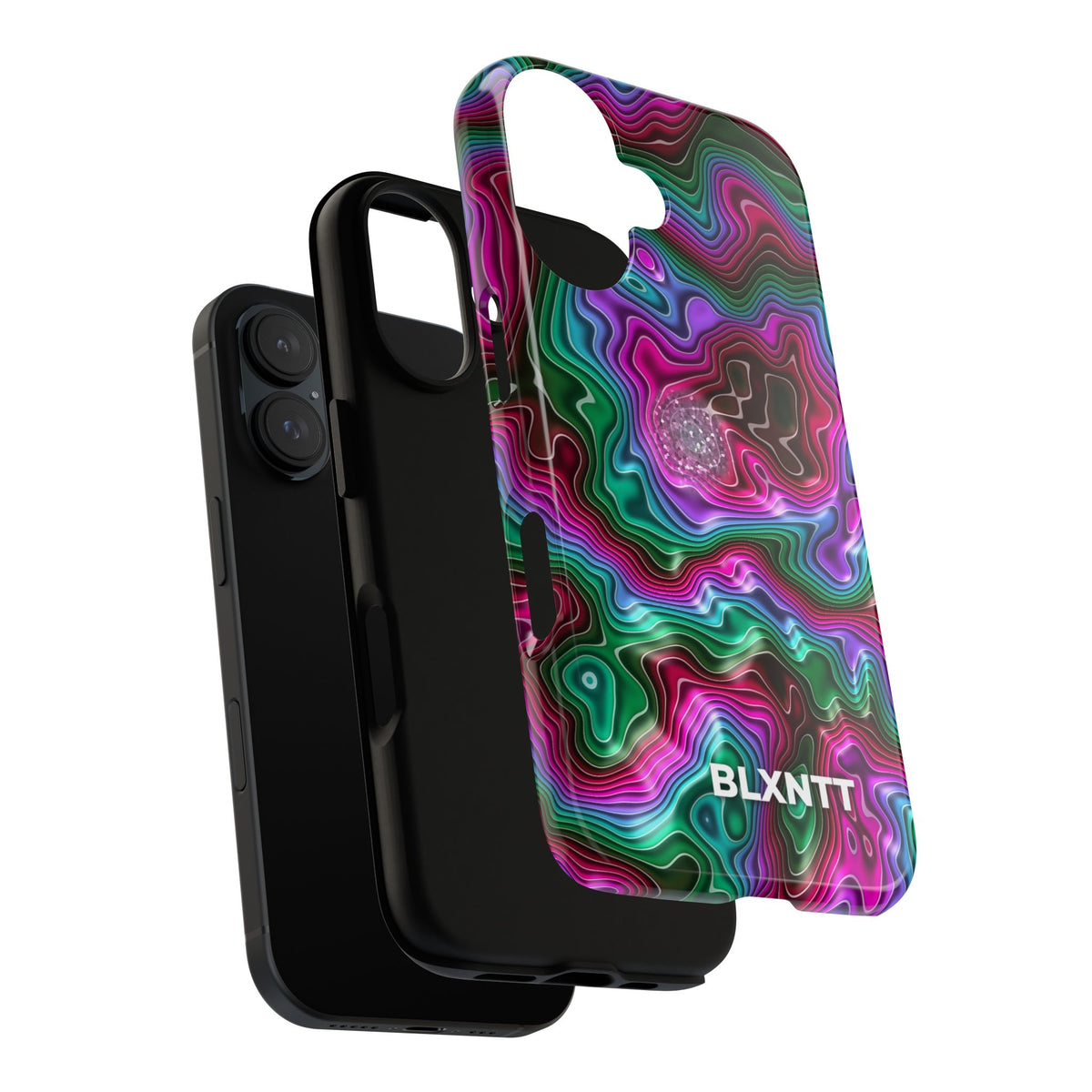 Neon Agate Phone Case