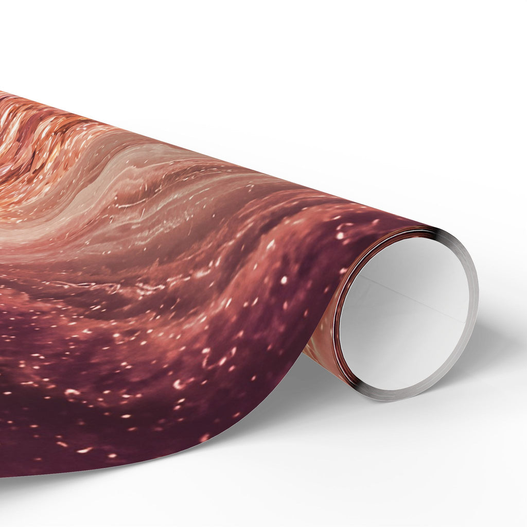 Geode Core - Peach Sorbet Wrapping Paper