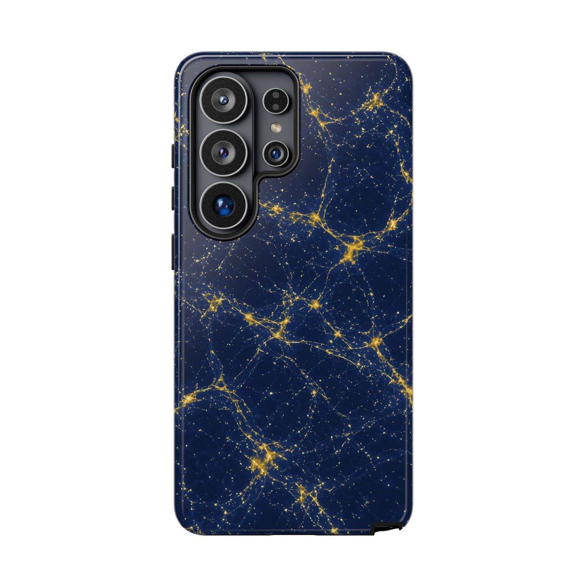 Neon Mycelium - Mustard Navy Phone Case