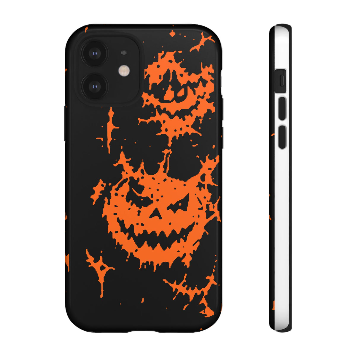 Orange Spiderweb Pumpkin Phone Case