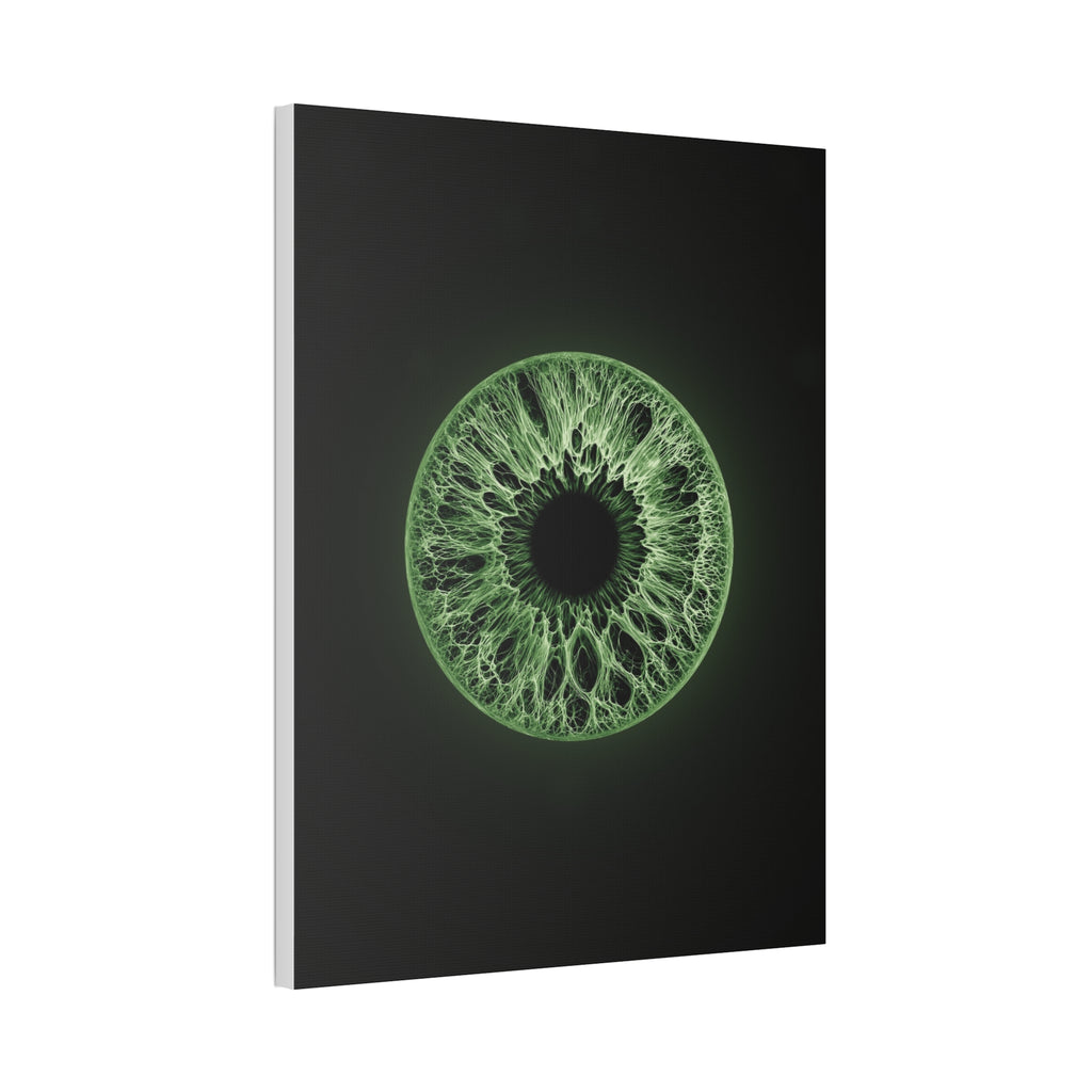 BLXNTT Iris – Lace Web Green Glossy Canvas