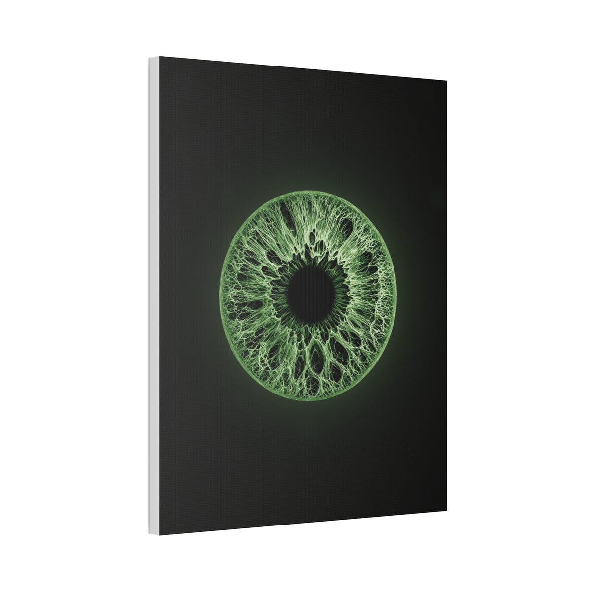 BLXNTT Iris – Lace Web Green Glossy Canvas