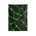 Neon Mycelium - Toxic Lime Tapestry