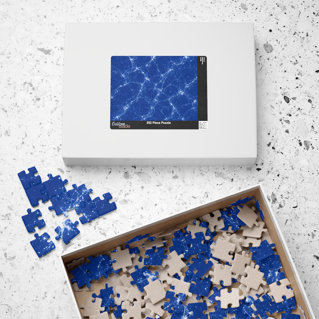 Neon Mycelium - Blueprint Jigsaw Puzzle