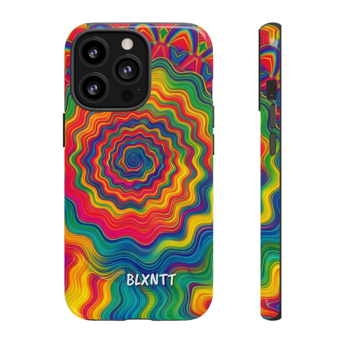 Hypnotic Rainbow Ripple Phone Case