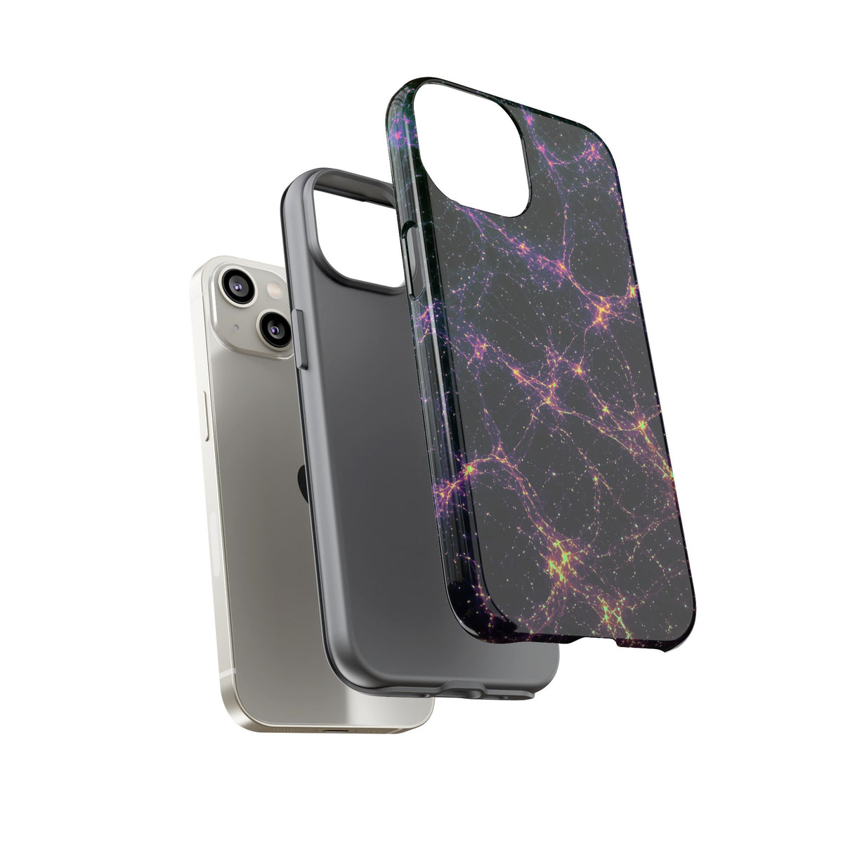 Neon Mycelium - Holographic Phone Case