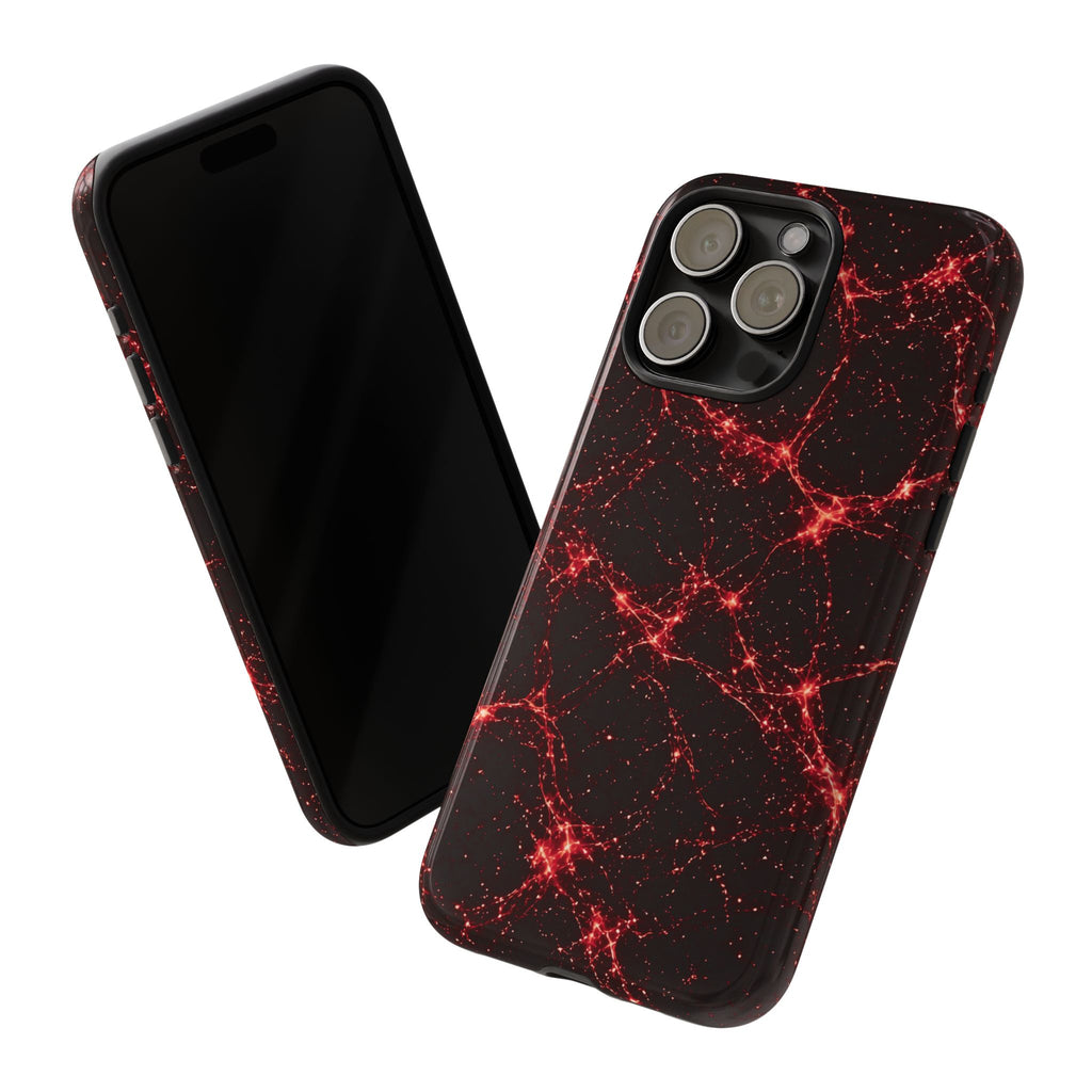 Neon Mycelium - Blood Moon Phone Case