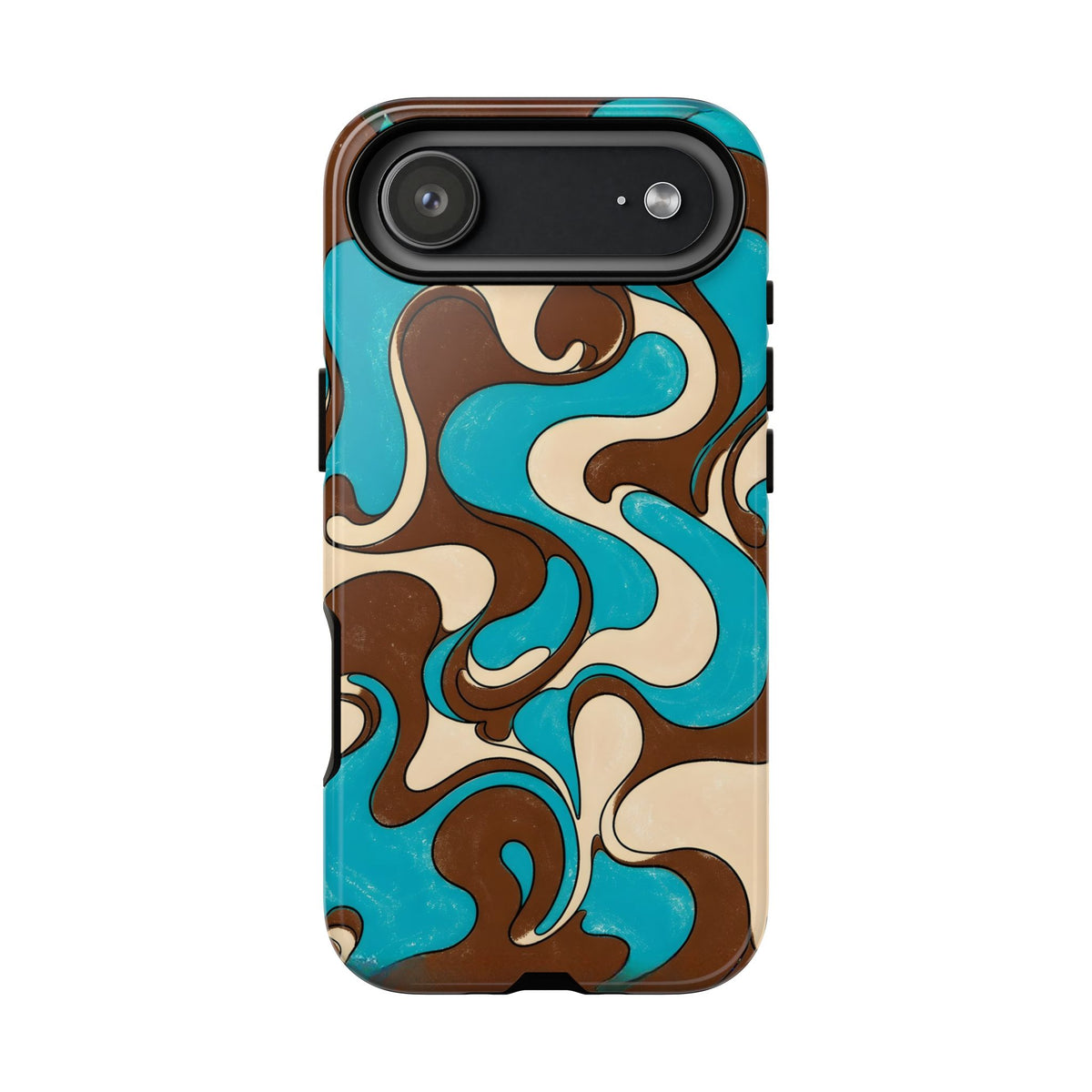 Fillmore Flow - Turquoise & Chocolate Phone Case