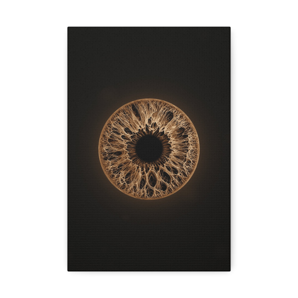BLXNTT Iris – Lace Web Light Brown Glossy Canvas