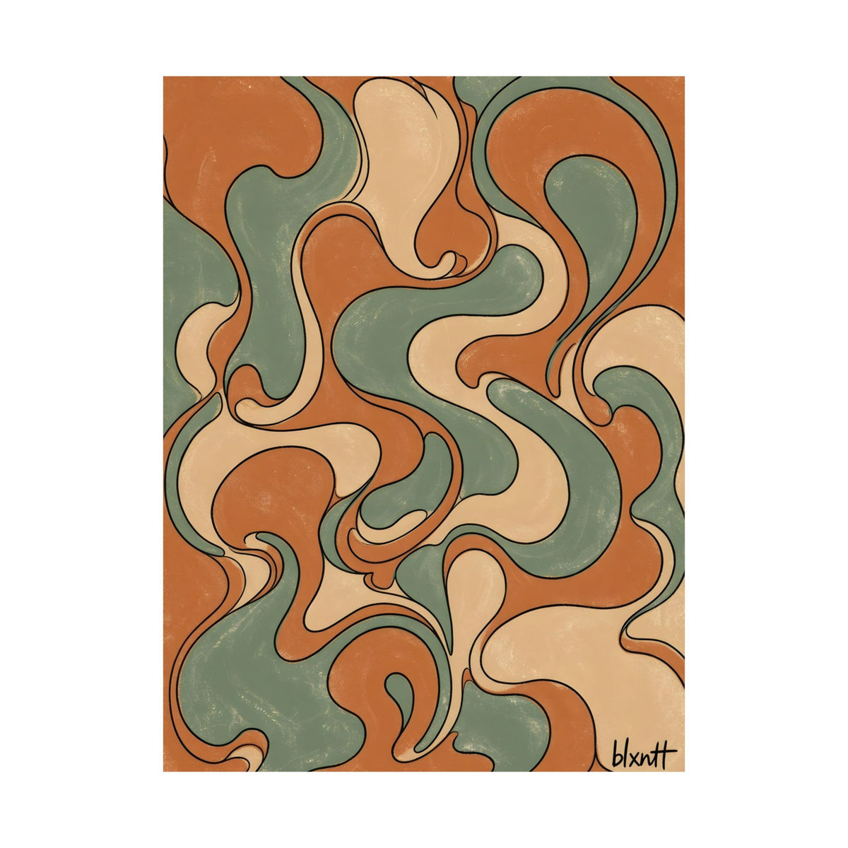 Fillmore Flow - Desert Poster