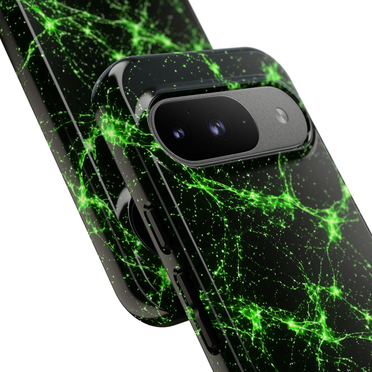 Neon Mycelium - Toxic Lime Phone Case